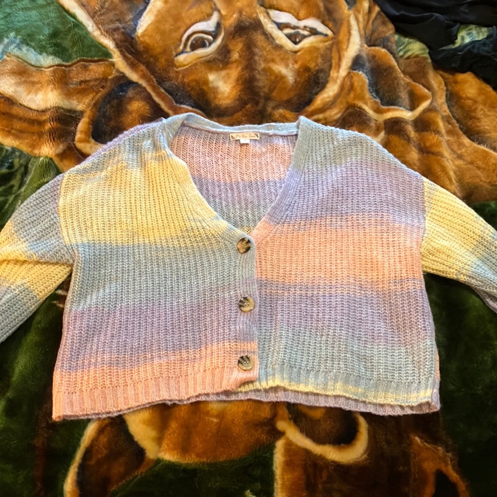 Rainbow cardigan